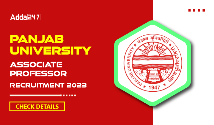 Panjab University Associate Professor Recruitment For Posts