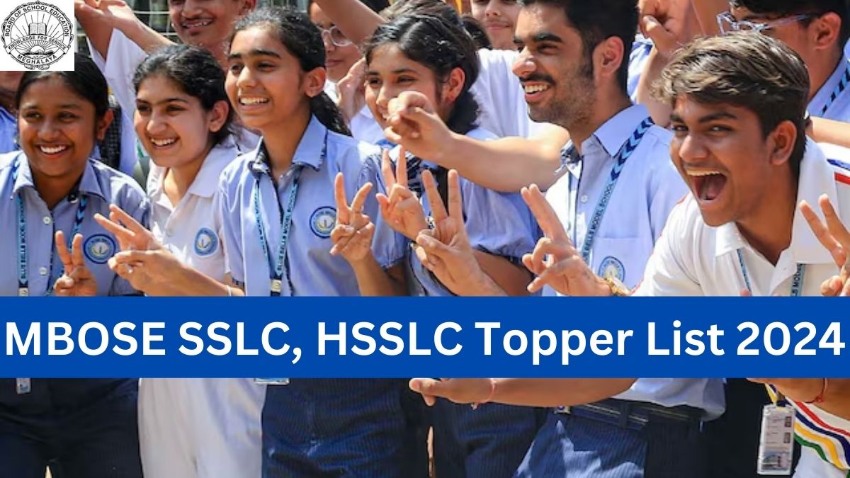 MBOSE HSSLC SSLC Topper List 2024 Top 20 Meghalaya Board 10th 12th