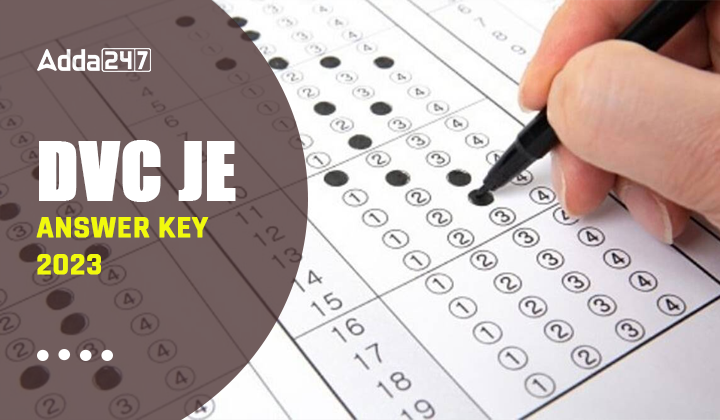 DVC JE Answer Key 2023, Objection Raise Link, Download PDF ...