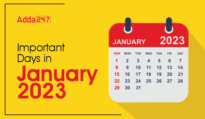 Important Dates in January 2023-01