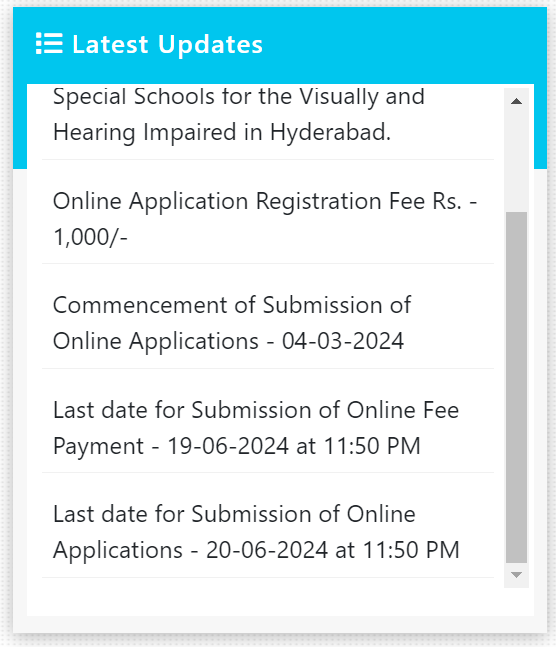 TS DSC Apply Online 2024, Application Form Started