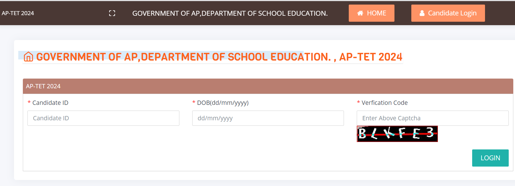 AP TET Application Form 2024 Started, Apply Link and Application Fee