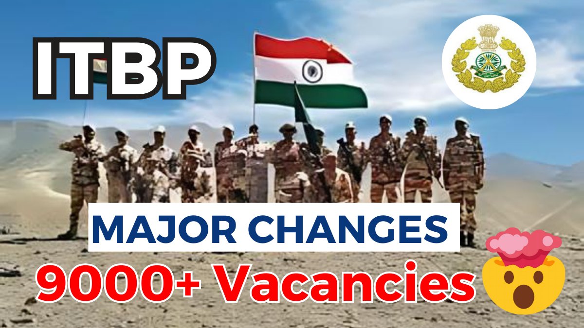 Indo-Tibetan Border Police to fill 9000+ Vacancies in 2024