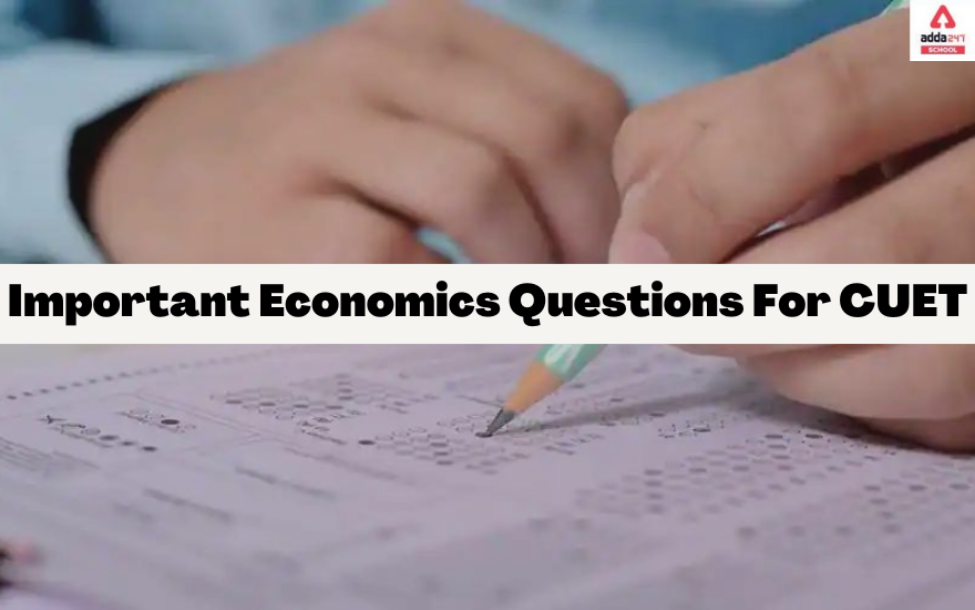 cuet economics asked important questions