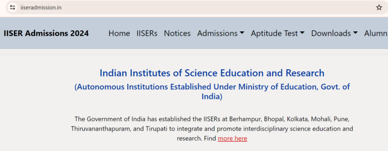 IISER IAT Result 2024 Out, Download IAT Scorecard At Iiseradmission.in