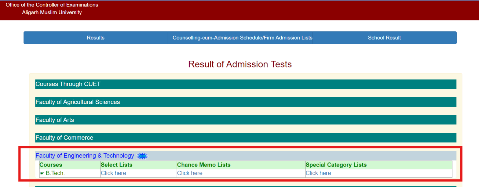 AMU Result 2024 Out, Check AMUEEE Class 11, Btech Result At ...