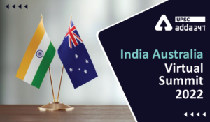 India Australia Virtual Summit UPSC