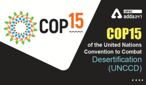 COP15 of the United Nations Convention to Combat Desertification (UNCCD)